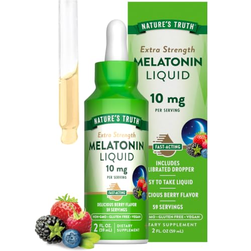 Nature's Truth Melatonin Liquid | 10 mg