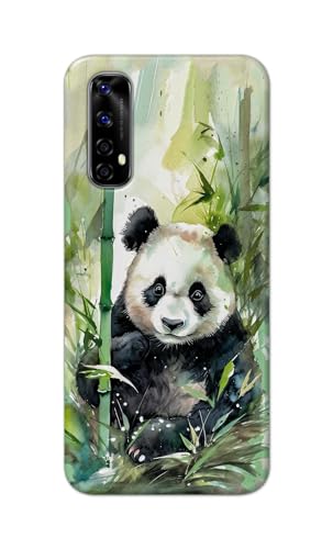 Image of Printed Hard Back Cover for Realme 7 Back Cover (Panda -J1) -190724(EA)