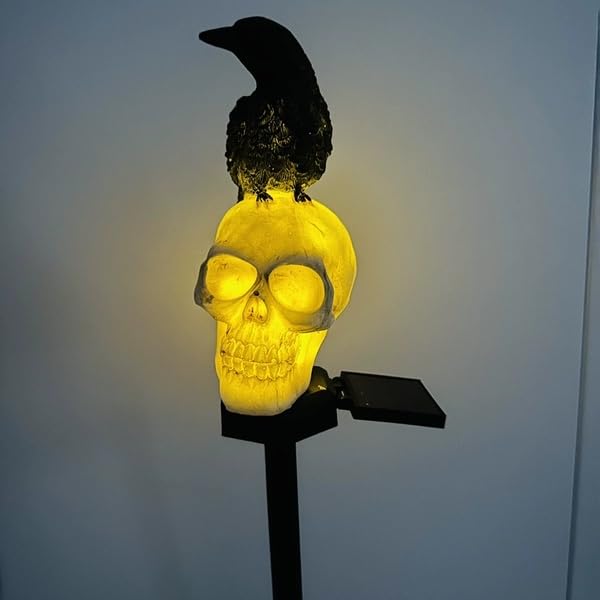 ZUCCA HALLOWEEN CON LUCE LED WIDMANN DECORAZIONI CASA FESTE PARTY