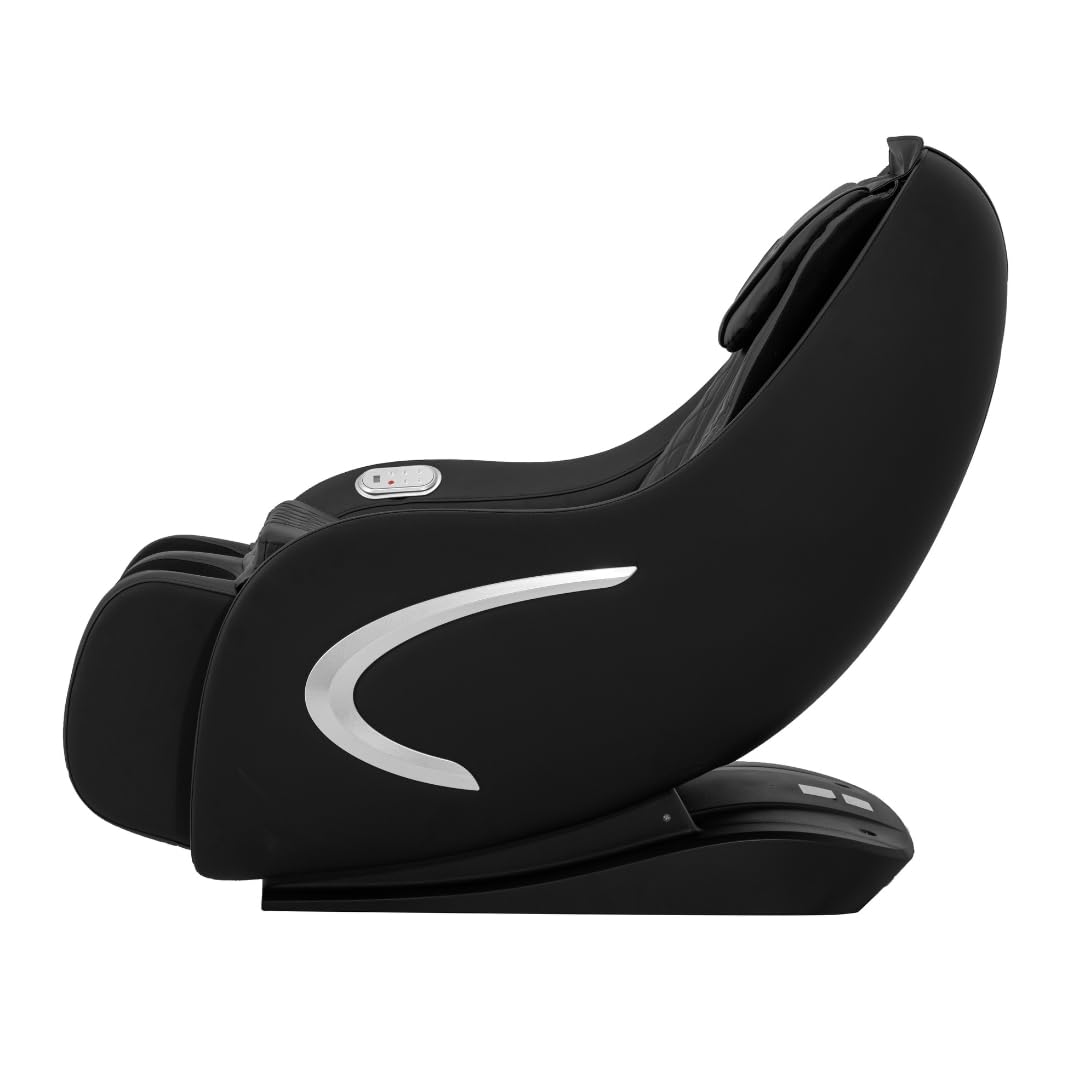 Sanotechnik® Sillón de masaje de lujo, color negro, gravedad cero y elástico 190°, 5 modos de masaje, airbags de pie, Bluetooth, función de calefacción, número de referencia MA2603
