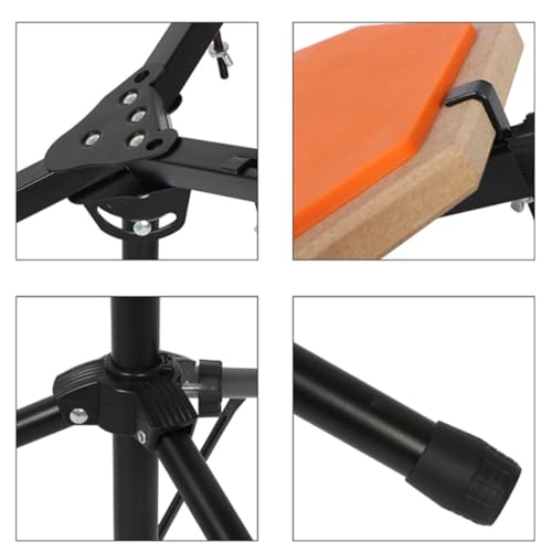 Support de batterie muet pour s\'entraîner partout étagère pliable en fer robuste - 5