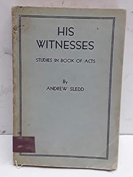 Paperback His Witnesses Studies in Book of Acts Book