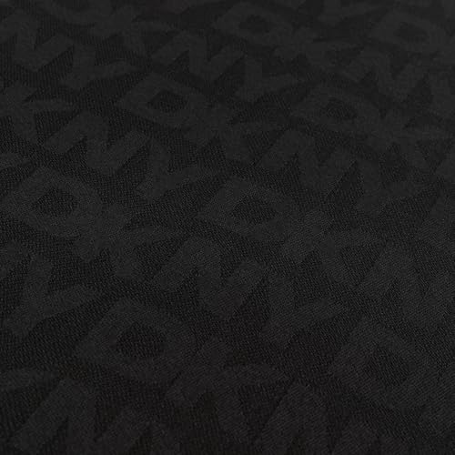 DKNY Women's Lightweight Logo Pashmina With Eyelash Fringe2