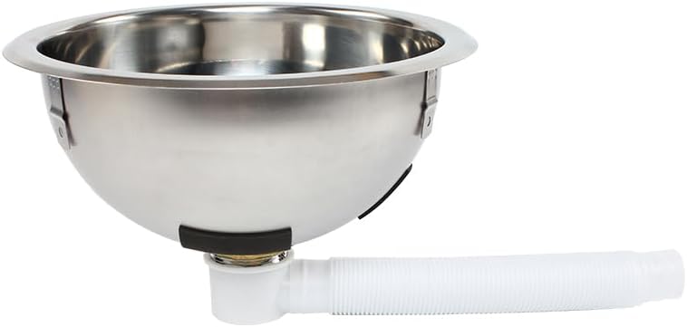 Boat RV Caravan Stainless Steel Hand Wash Basin Sink Round