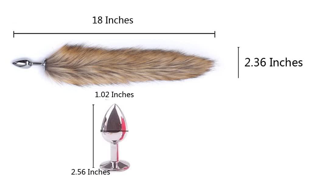 Amazon.com: Cola de gato sexy, cola de zorro, enchufe anal, tapn anal para  adultos, juguetes sexuales para mujeres, hombres, parejas, enchufe anal de  acero inoxidable, pequeo de 18 pulgadas : Salud y