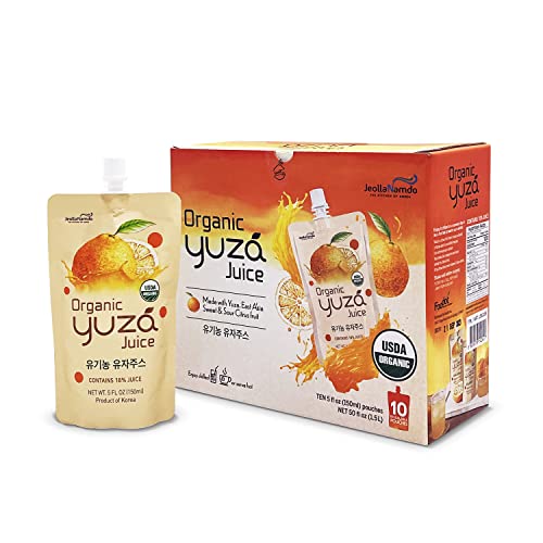 Korean Drink USDA Organic Yuzu Citron Juice pouches