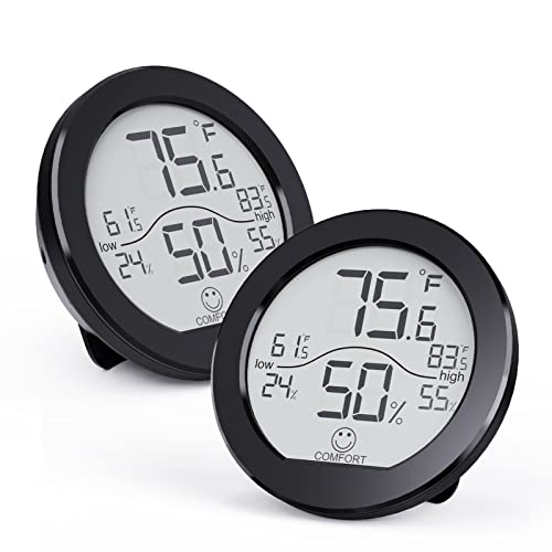 Image of Indoor Digital Hygrometer Thermometer for Room Temperature Humidity Meter