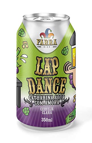 Cerveja Farra Bier, Lap Dance, Catharina Sour com Amora, Lata, 350ml 1un