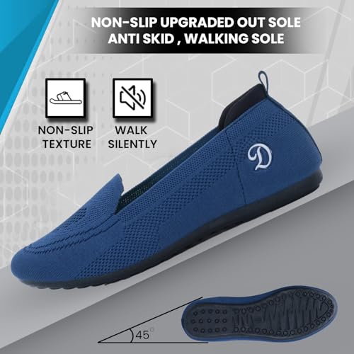 Image of DOCTOR EXTRA SOFT Flexible Memory Foam Women's Shoes for Walking Gym Training | Casual Sports,Slip-On,Lightweight Lace up Jutis Bellies Classy Ballerina for Ladies and Girls New-D-1003