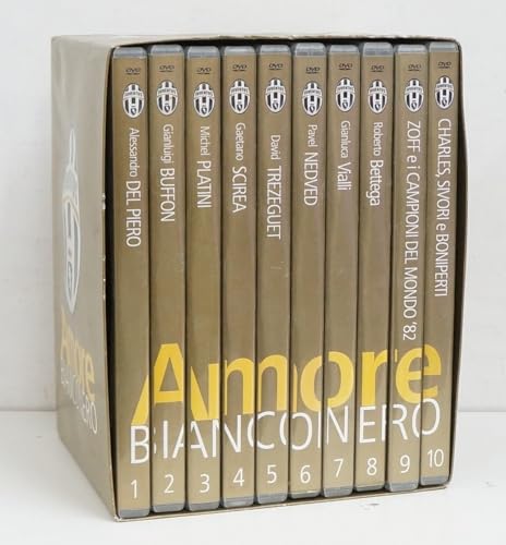 Juventus Amore bianconero - Collezione completa 10 DVD - Editoriale Il Corriere dello Sport
