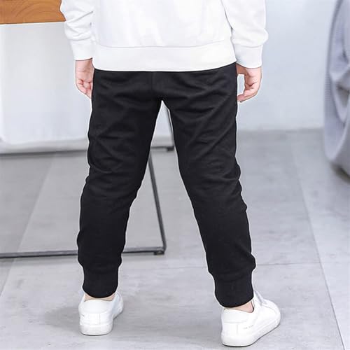 Boys Toddler Sweatpants Elastic Waist Baby Active Pants Casual Breathable Soft Warm Trousers with Pocket4