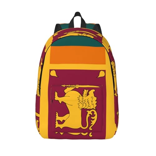 Sac à dos Sri Lanka WURTON en toile imprimée pour randonnée et travail