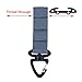 JX Tacfancier Molle Glove Clip T-Mount Swivel Hook, Tactical Key Holder for Belt, Triangle Plastic Snap Carabiner Battle Belt Accessories