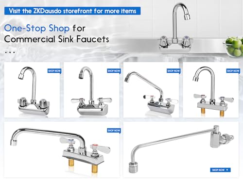 1/2" Inlet Shampoo Bowl Hose Sprayer Kit Salon Sink Hose Replacement by ZKDAUSDO - Used condition - Image 9