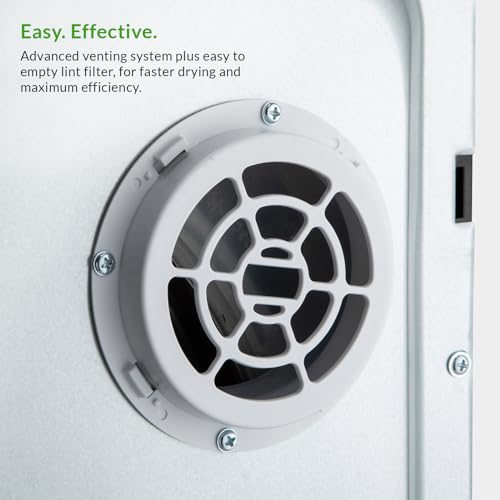 Willow WTD25S 2.5kg Compact Vented Dryer, Front Loading with Child Lock, Crease Guard, 2 Year Warranty - Silver