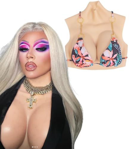 Faux seins silicone C-H cup pour affirmer votre féminité en cosplay