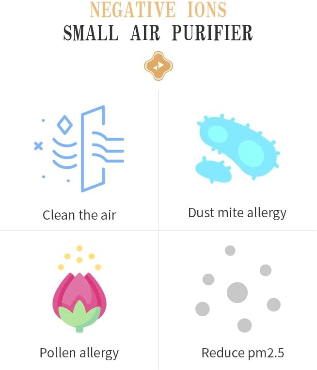 New Clover Elegant Air Purifier Necklace Portable Ionizer Stylish & Functional Negative Ion Generator for Better Breathing
