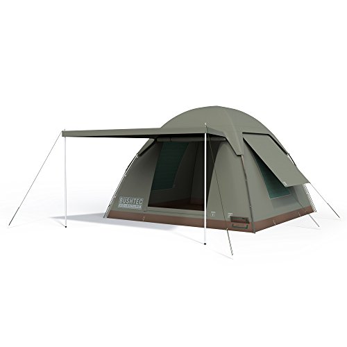 Alpha Kilo 4000 Canvas 6 Person Bow Tent, Camping Tent And Outfitter Tent With Waterproof And Fire Retardant Ripstop Canvas. #TOP2