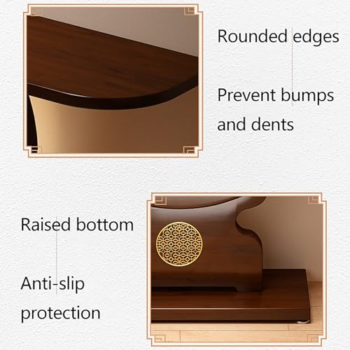 Mesa consola para sofá estrecha de pasillo y mueble recibidor 80cm 7