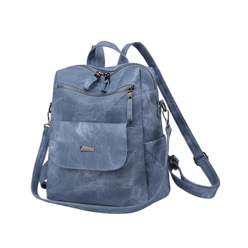 Sac bandoulière bleu avec 4 poches intérieures idéal pour le bureau