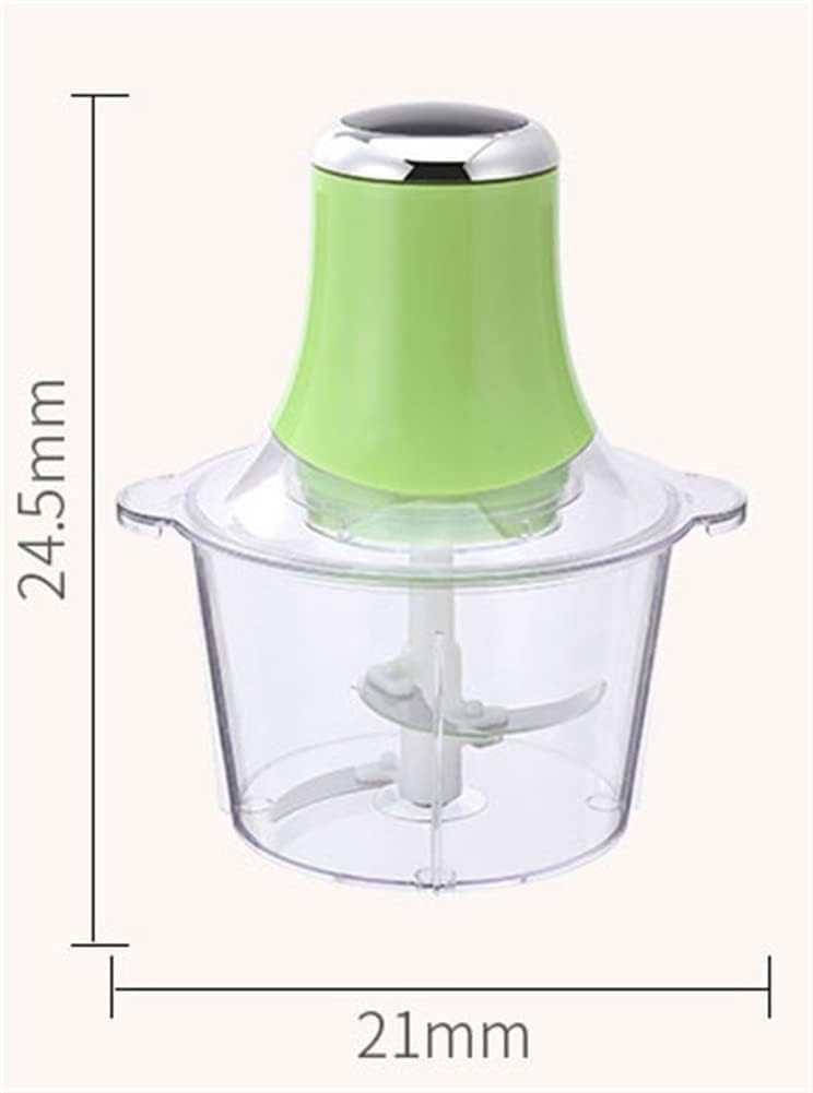 Electric Food Chopper, Electric Food Processors, 2L Glass Bowl Meat Grinder, Stainless Steel Blades, Easy to Clean for Garlic, Meat, Vegetables, Fruits and Nuts