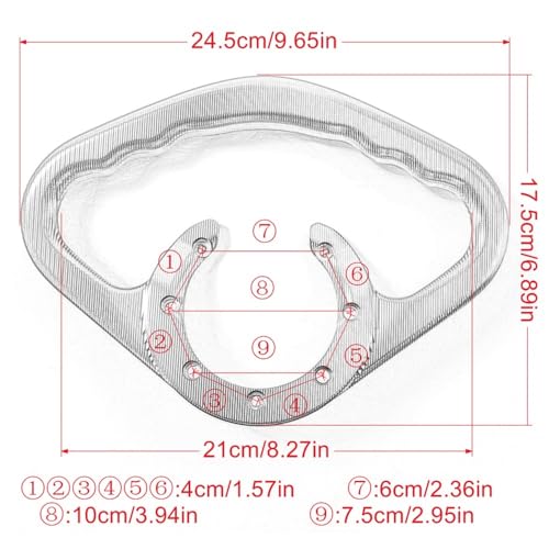 Empuñaduras de tanque CBR 600F anti deslices para pasajero 3