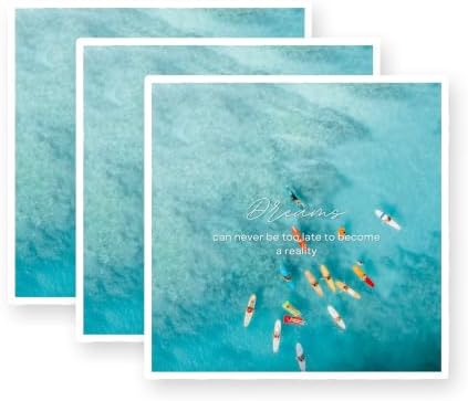 Dreams Can Never Be Too Late to Become Vinyl Stickers 3 Pack 3 Inch image 5