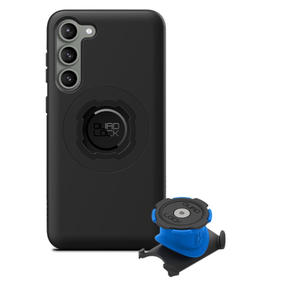 Quad Lock Stem/Handlebar Bike Phone Holder Kit with MAG Phone Case for Samsung Galaxy S23 Plus
