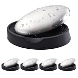 HILAZA 5 Packs Stainless Steel Soap Bar, Metal Soap Bar Odor Remover Rub Away Fish Garlic Onion Smell from Hand