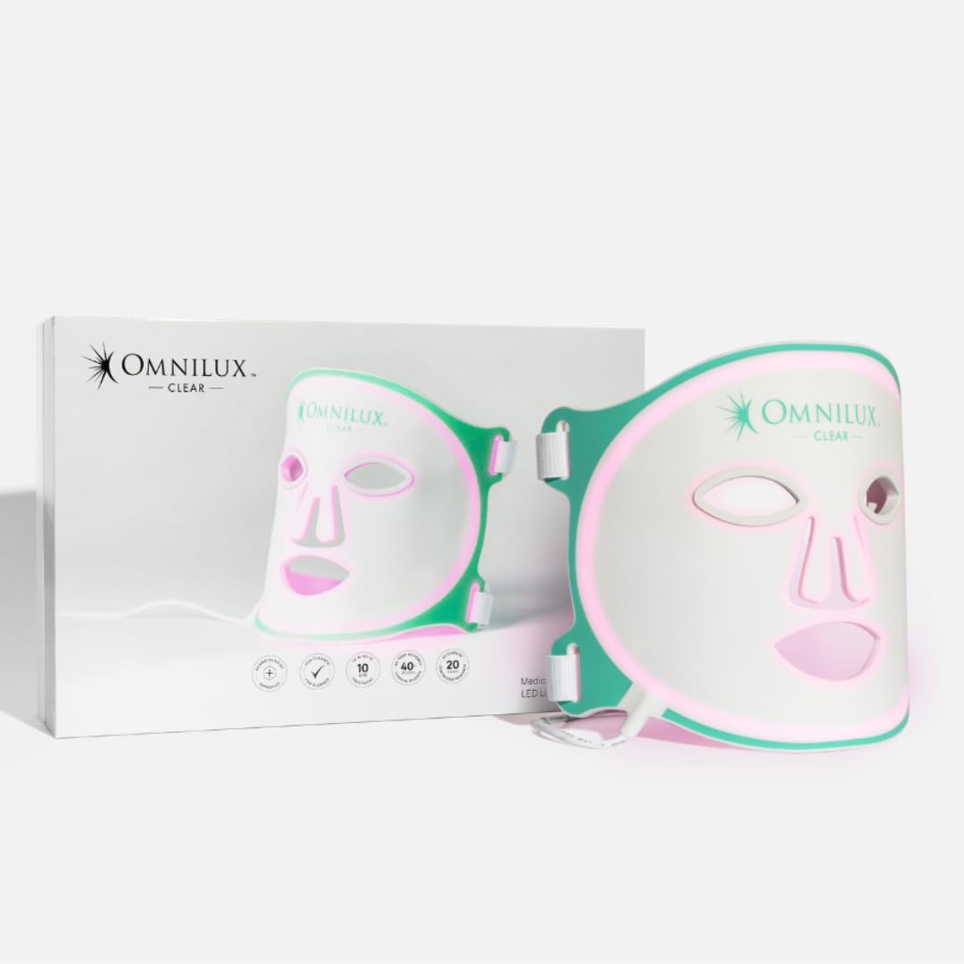 Omnilux Clear Dermatologist-recommended blue and red light therapy