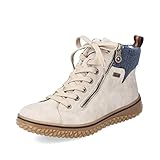 Rieker Damen Schnürstiefeletten Z4209, Frauen Stiefeletten,wasserdicht,riekerTEX,Women's,Woman,Lady,Ladies,Boots,Stiefel,beige (61),40 EU / 6.5 UK