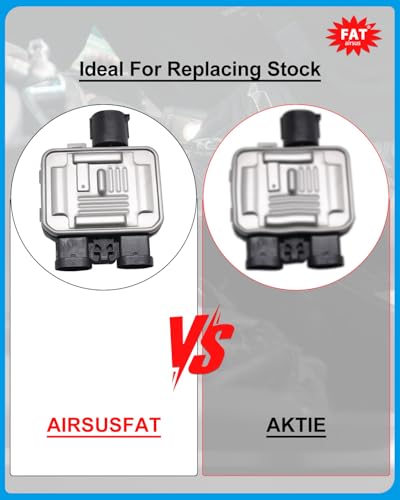 AIRSUSFAT Kühlerlüfter-Steuermodul kompatibel mit ausgewählten Ford-, Volvo und Land-Rover-Fahrzeugen,nur für Fahrzeuge mit werksseitigem Doppellüfter-System Nr.: 940009402
