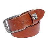  Werner Trachten Unisex Trachtengürtel Gürtel, Braun (Cognac 550), 105 cm (Herstellergröße: 105)