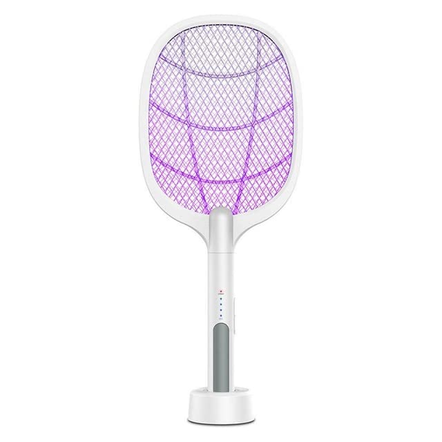 Bivolt Rechargeable Electric Racquet Kills Bugs Flies CM21
