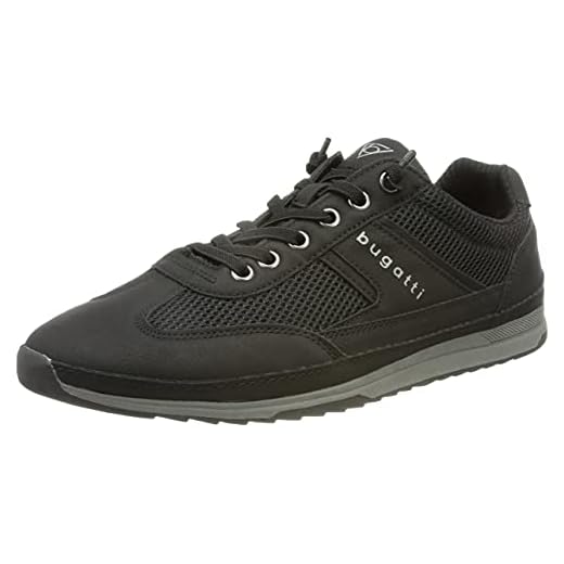bugatti 321A3A015000, Zapatillas Hombre, Negro, 42 EU