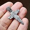 Jesus Christ Sterling Silver 925 Cross Crucifix Pendant INRI Religious Handmade Jewellery Silverzone77 #4