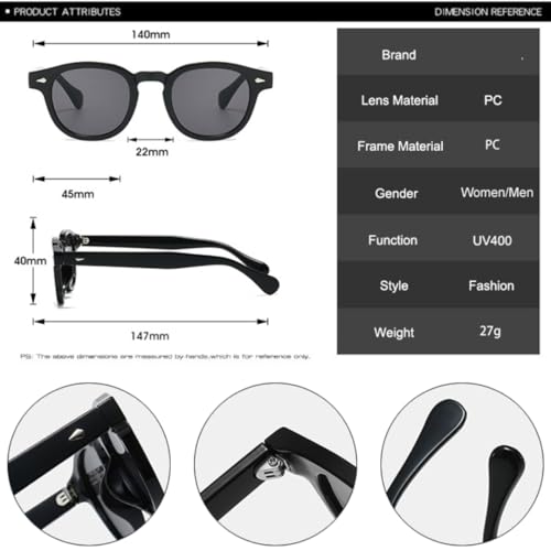 Lunettes de soleil ovales rivets rétro avec verres dégradés - 5