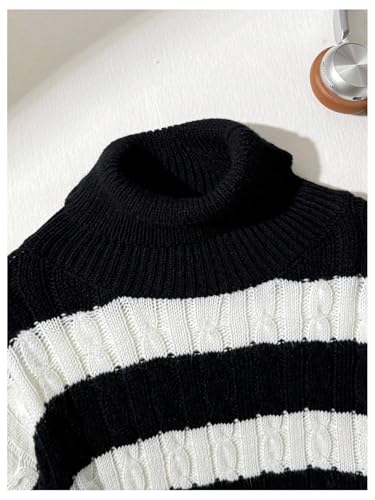 Image of BEAUDRM Girl's Cute Bow Sweater Crew Neck Long Sleeve Drop Shoulder Loose Pullover Tops