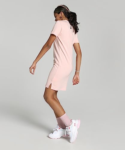 Image of Puma Girl's Cotton Classic Knee-Length Dress