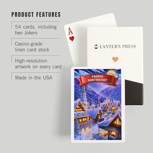 Baraja de cartas Poker Pacific Northwest 52 cartas miniatura 3