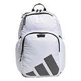 adidas Unisex-Erwachsene Midway Small Backpack for Women and Men, Durable Laptop Bag Rucksacktasche, Twill, Weiß/Schwarz, Einheitsgröße