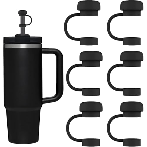 Image of 6 Pcs Stanley Cup Accessories, Straw Covers, Spill Stopper Set for Straw Cover, Food Grade Cover Cap, Accessories Including Straw Cap, Fix Leak Stopper and Lid Spill Plug (Not Include Cups)