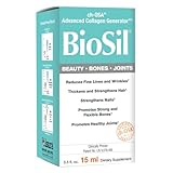 Natural Factors BioSil, Beauty, Bones, Joints Liquid, Supports Healthy Hair, Skin and Nails, Vegan Collagen, Elastin and Keratin Generator, 0.5 Oz