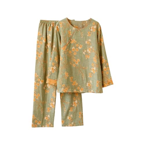Ensemble élégant pour femme en pyjama confortable de style rétro et coupe ample