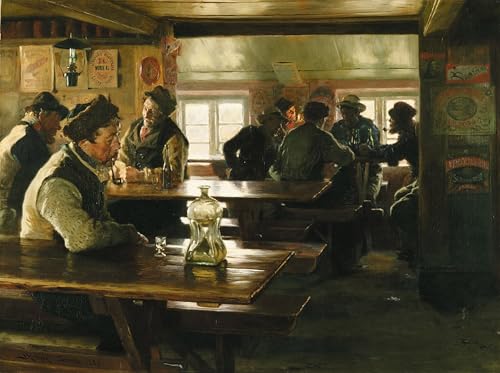 Impression sur toile Krøyer affiche tableau moderne 60x90cm décoration salon