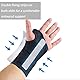 NuCamper Atmungsaktive Handgelenkstütze Handgelenk Bandage Mit Metallschiene-Stabilisator Männer Frauen Handgelenkbandage Verstellbare Handgelenkschiene für Arthritis, Sehnenentzündung, Verstauchung