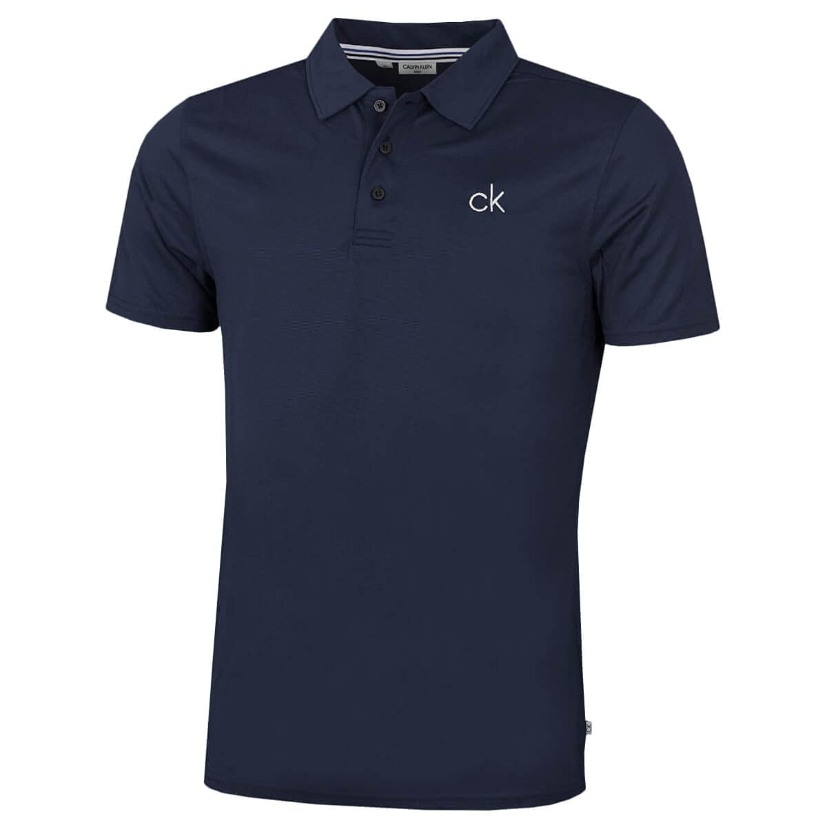 Calvin Klein Mens Central Eco Polo Shirt - Navy - XXL