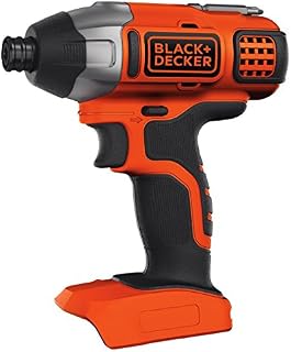 BLACK+DECKER 18 V Cordless Impact Power Drill Driver, Battery Not Included, BDCIM18N-XJ