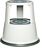 Farbe: weiß Alco 895-10 Rollhocker Metall weiß