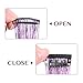 IDN BEAUTY Hair Tinsel Clip in, 6pcs Purple Sparkling Tinsel Hair Extensions 3s Wear and Go for Party Daily Travel Birthday, 24Inch Hair Accessories for Girls Women Kids